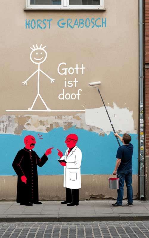 Gott ist doof - Coverentwurf